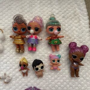 L.O.L. Surprise! Dolls Set with Gold, Pink, Purple & Teal Accents